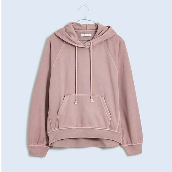 Madewell Tops - Madewell Relaxed Raglan Sleeve 365 Terry Ootoya Hoodie Sweatshirt US Women's S